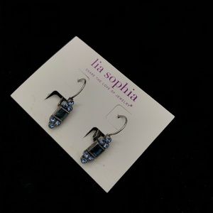 Lia Sophia blue earrings
